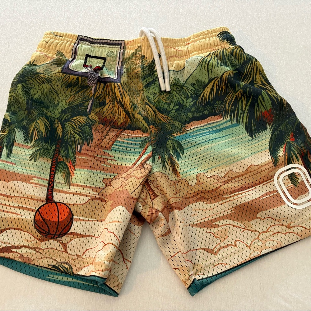 Overtime paradise palm shorts YL